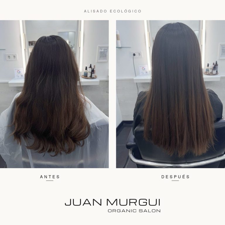 Alisado Bio Straight para controlar el encrespamiento en Valencia Cabello liso y disciplinado tras un alisado organico en Valencia.