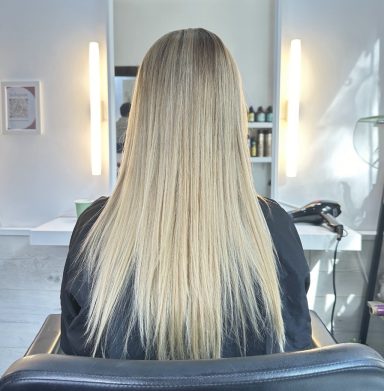 alisado orgánico y vegano Bio Straight en peluquería en Valencia
